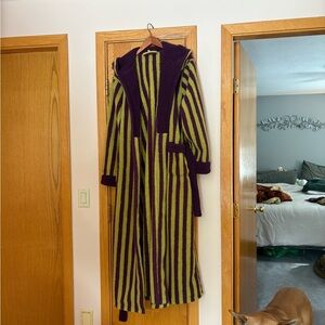 Striped Purple and Green Robe